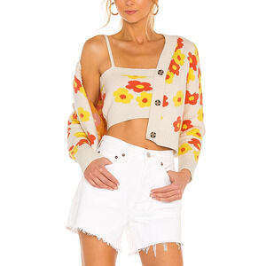 Callahan 'Meg' White Cardigan Set Size L